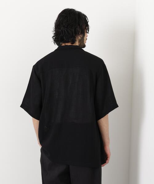 NANO universe(ナノユニバース)の「CLAM EMBROIDARY カラミシャツ(シャツ/ブラウス・メンズ・グレー/ブラック・M/L)」の18枚目の写真