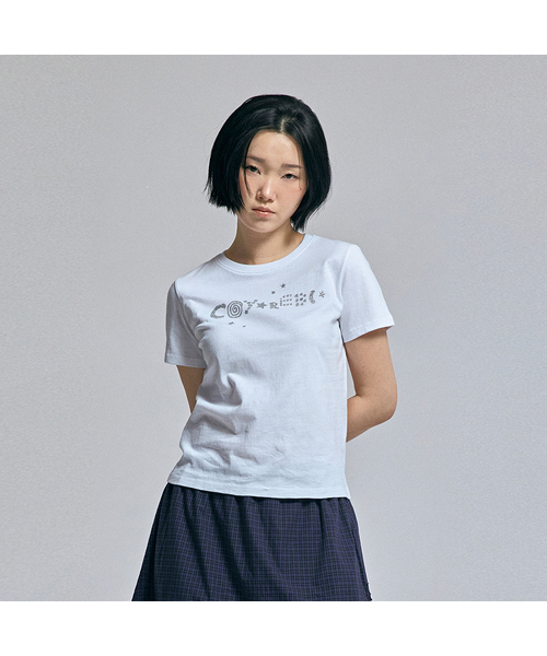 AWESOME STUDIO(オーサムスタジオ)の「リトルスターTシャツホワイト(Tシャツ/カットソー・レディース・ホワイト・FREE)」の1枚目の写真