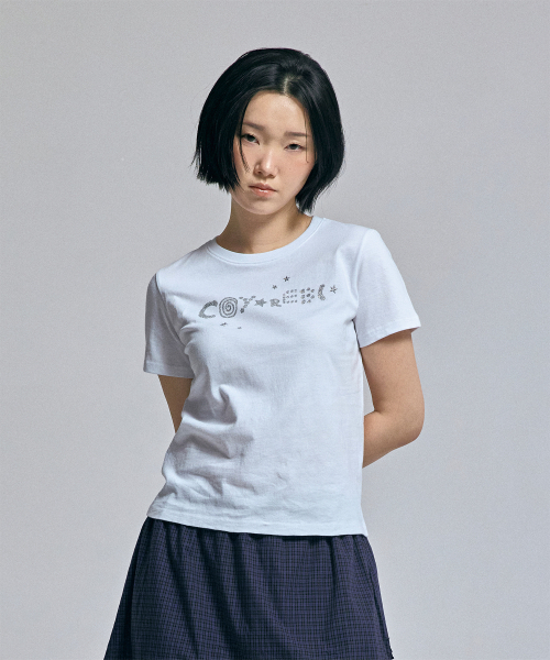AWESOME STUDIO(オーサムスタジオ)の「リトルスターTシャツホワイト(Tシャツ/カットソー・レディース・ホワイト・FREE)」の3枚目の写真