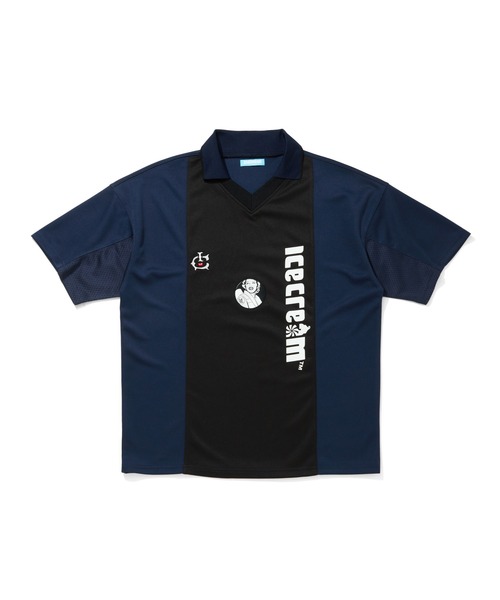 希少 ICECREAM ゲームシャツ サッカー NIGO BBC アイスクリーム FOOTBALL SHIRT（Tシャツ/カットソー）｜ICECREAM（アイスクリーム）の