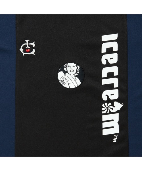 ICECREAM(アイスクリーム)の「FOOTBALL SHIRT(Tシャツ/カットソー・メンズ・ホワイト/グレー/ネイビー・MEDIUM/LARGE)」の10枚目の写真