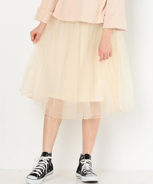 Another Edition（アナザーエディション）の「チュールスカート/AEBFC チュール SK◆（スカート・レディース・ライトグレー/ナチュラル/オリーブ/ブラック・FREE）」の12枚目の写真