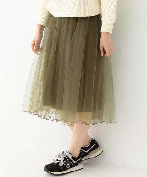 Another Edition（アナザーエディション）の「チュールスカート/AEBFC チュール SK◆（スカート・レディース・ライトグレー/ナチュラル/オリーブ/ブラック・FREE）」の22枚目の写真