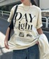 andme（アンドミー）の「ピグメント加工ビッグロゴプリントTシャツ（Tシャツ/カットソー・M）」