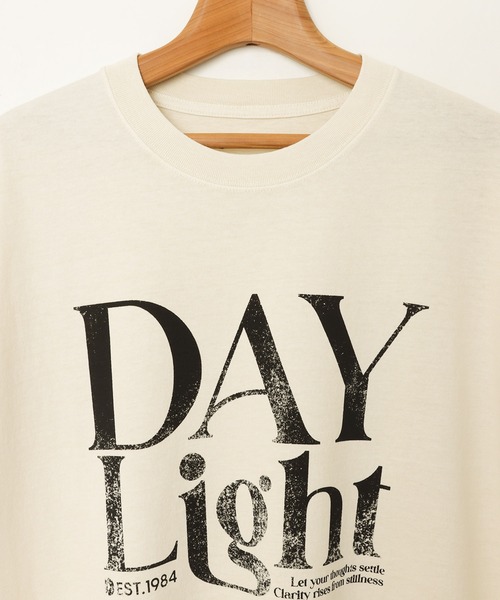 andme（アンドミー）の「ピグメント加工ビッグロゴプリントTシャツ（Tシャツ/カットソー・レディース・チャコールグレー/キナリ/ブラウン・M）」の18枚目の写真
