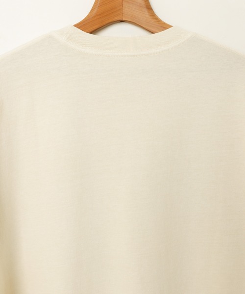 andme（アンドミー）の「ピグメント加工ビッグロゴプリントTシャツ（Tシャツ/カットソー・レディース・チャコールグレー/キナリ/ブラウン・M）」の21枚目の写真