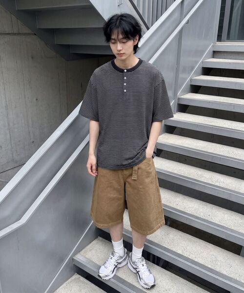AGOD（エージーオーディー）の「ベルト付きインシジョンコットンバミューダパンツ[ベージュ]（その他パンツ・レディース・その他・MEDIUM/LARGE）」の14枚目の写真