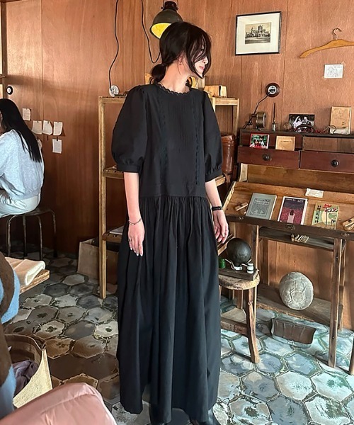 FAVORITO(ファヴォリート)の「リラックスワンピース(ワンピース・レディース・ブラック/ホワイト・F)」の20枚目の写真