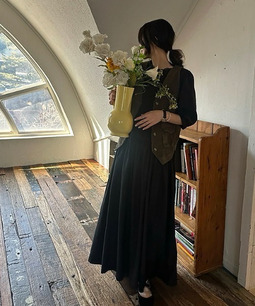 FAVORITO(ファヴォリート)の「リラックスワンピース(ワンピース・レディース・ブラック/ホワイト・F)」の19枚目の写真