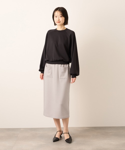 ketty(ケティ)の「【ふんわり、きちんと。】ライトダンボールスカート(スカート・レディース・ブラック/ベージュ・M)」の5枚目の写真