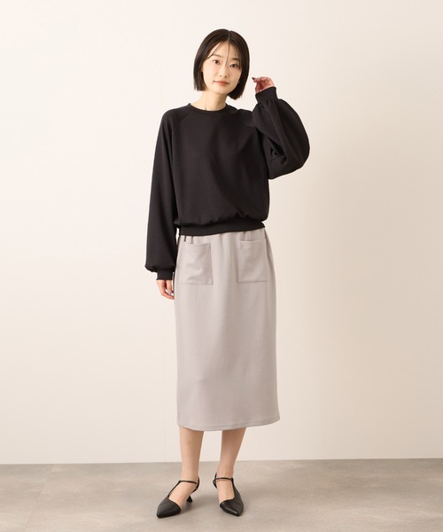 ketty(ケティ)の「【ふんわり、きちんと。】ライトダンボールスカート(スカート・レディース・ブラック/ベージュ・M)」の6枚目の写真