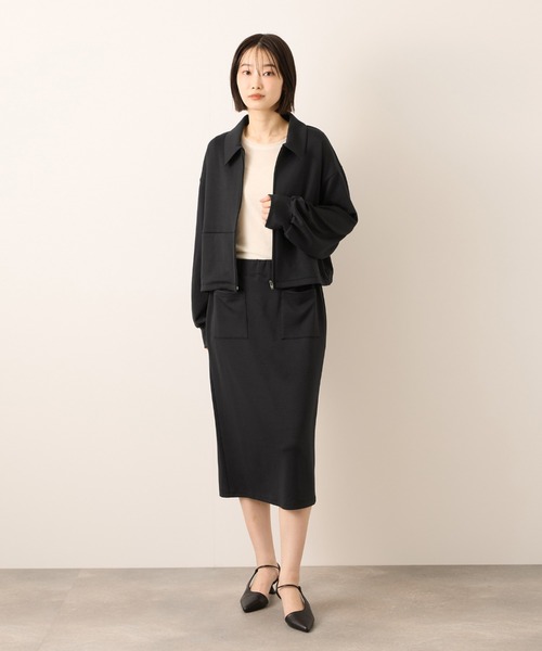ketty(ケティ)の「【ふんわり、きちんと。】ライトダンボールスカート(スカート・レディース・ブラック/ベージュ・M)」の8枚目の写真