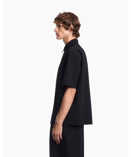 EMPORIO ARMANI(エンポリオアルマーニ)の「【エンポリオ アルマーニ】レギュラーフィット ダウンシャツ シアサッカー(シャツ/ブラウス・メンズ・ブラック・SMALL/MEDIUM/LARGE/X-SMALL/X-LARGE)」の5枚目の写真