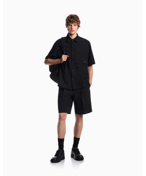 EMPORIO ARMANI(エンポリオアルマーニ)の「【エンポリオ アルマーニ】レギュラーフィット ダウンシャツ シアサッカー(シャツ/ブラウス・メンズ・ブラック・SMALL/MEDIUM/LARGE/X-SMALL/X-LARGE)」の7枚目の写真