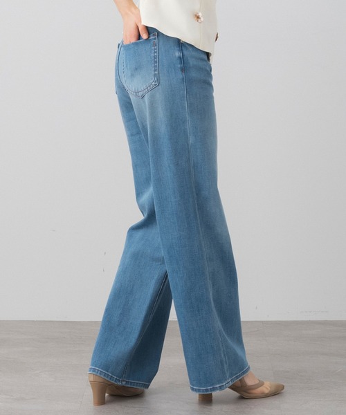 AJUGA.(アジュガ)の「ストレッチカーブデニムパンツ(デニムパンツ・レディース・ブラック/ライトブルー・M/S)」の5枚目の写真