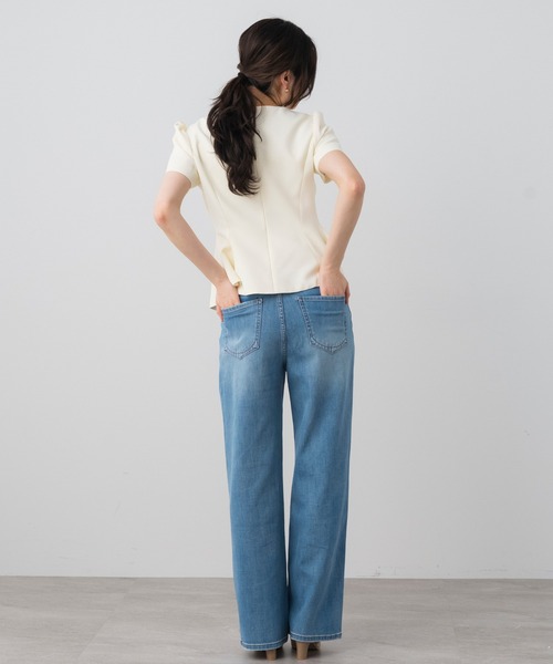 AJUGA.(アジュガ)の「ストレッチカーブデニムパンツ(デニムパンツ・レディース・ブラック/ライトブルー・M/S)」の19枚目の写真