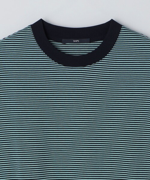 SHIPS(シップス)の「SHIPS:〈消臭〉Deo-Papi(R) ボーダー ショートスリーブ Tシャツ(Tシャツ/カットソー・メンズ・ベージュ/ライトグリーン/ネイビー・LARGE/MEDIUM/SMALL/X-LARGE)」の13枚目の写真
