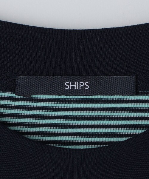 SHIPS(シップス)の「SHIPS:〈消臭〉Deo-Papi(R) ボーダー ショートスリーブ Tシャツ(Tシャツ/カットソー・メンズ・ベージュ/ライトグリーン/ネイビー・LARGE/MEDIUM/SMALL/X-LARGE)」の12枚目の写真