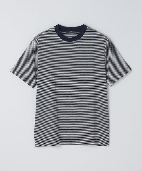 SHIPS(シップス)の「SHIPS:〈消臭〉Deo-Papi(R) ボーダー ショートスリーブ Tシャツ(Tシャツ/カットソー・メンズ・ベージュ/ライトグリーン/ネイビー・LARGE/MEDIUM/SMALL/X-LARGE)」の6枚目の写真