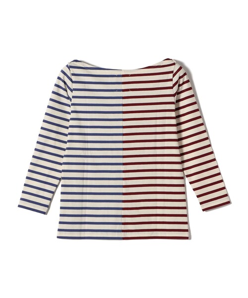SHIPS(シップス)の「【SHIPS別注】Le minor: バイカラー ボートネック プルオーバー(Tシャツ/カットソー・レディース・マルチ・ONE SIZE)」の14枚目の写真