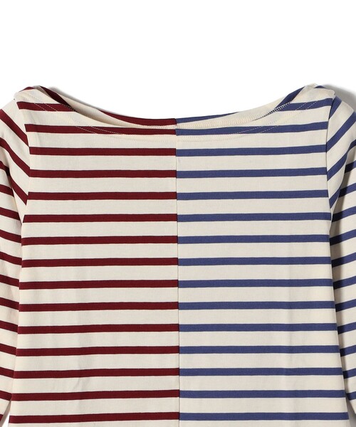 SHIPS(シップス)の「【SHIPS別注】Le minor: バイカラー ボートネック プルオーバー(Tシャツ/カットソー・レディース・マルチ・ONE SIZE)」の15枚目の写真