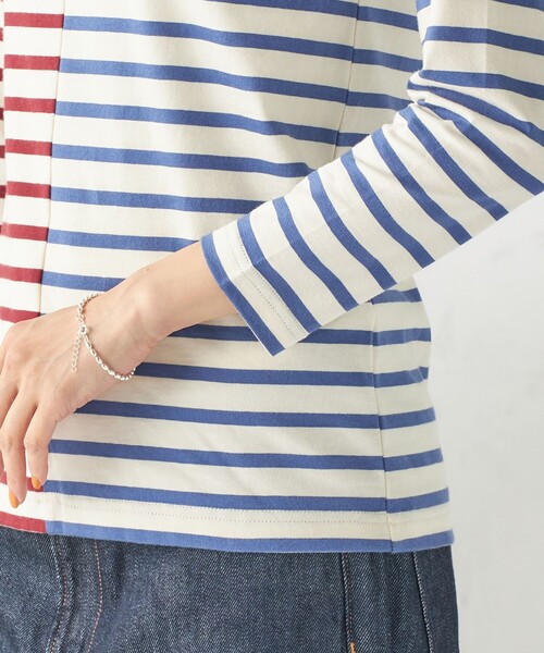 SHIPS(シップス)の「【SHIPS別注】Le minor: バイカラー ボートネック プルオーバー(Tシャツ/カットソー・レディース・マルチ・ONE SIZE)」の22枚目の写真