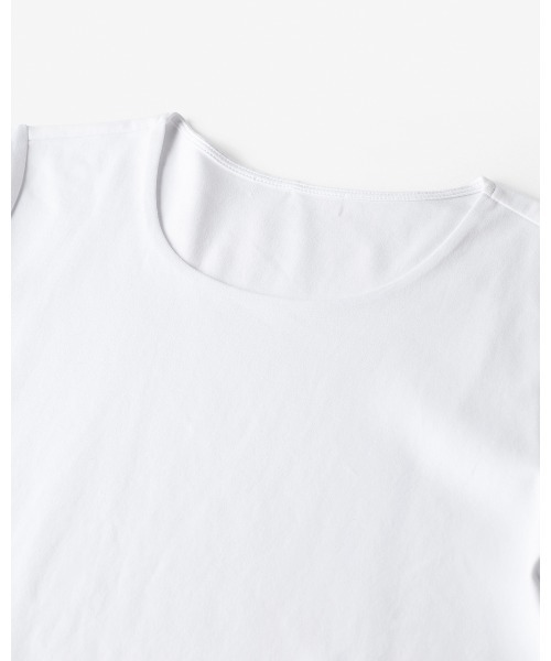 DoCLASSE( ドゥクラッセ)の「ジュエルネックN/7分袖・DoT(Tシャツ/カットソー・レディース・ダークネイビー/ダークブラウン/チャコール/ブラック/ライトグレー/ライトピンク/ホワイト/ブルー・L/M/S/LL/3L)」の10枚目の写真