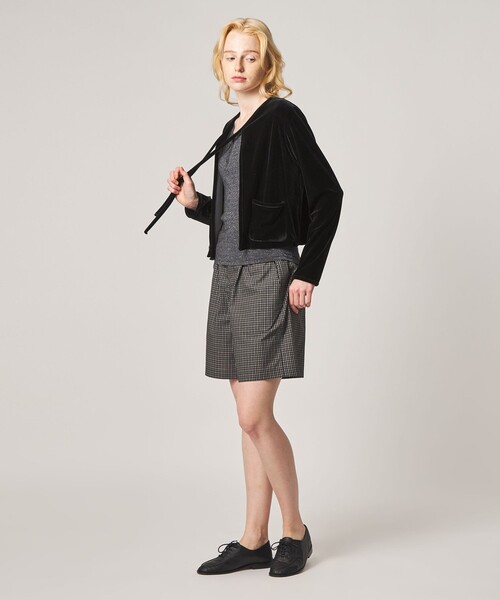Steven Alan(スティーブンアラン)の「<Steven Alan>ベロア ボレロ カーディガン(カーディガン/ボレロ・レディース・ブラック/オレンジ系その他・FREE)」の22枚目の写真