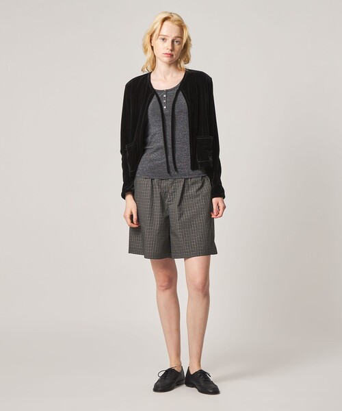 Steven Alan(スティーブンアラン)の「<Steven Alan>ベロア ボレロ カーディガン(カーディガン/ボレロ・レディース・ブラック/オレンジ系その他・FREE)」の21枚目の写真