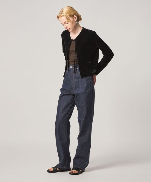 Steven Alan(スティーブンアラン)の「<Steven Alan>ベロア ボレロ カーディガン(カーディガン/ボレロ・レディース・ブラック/オレンジ系その他・FREE)」の19枚目の写真