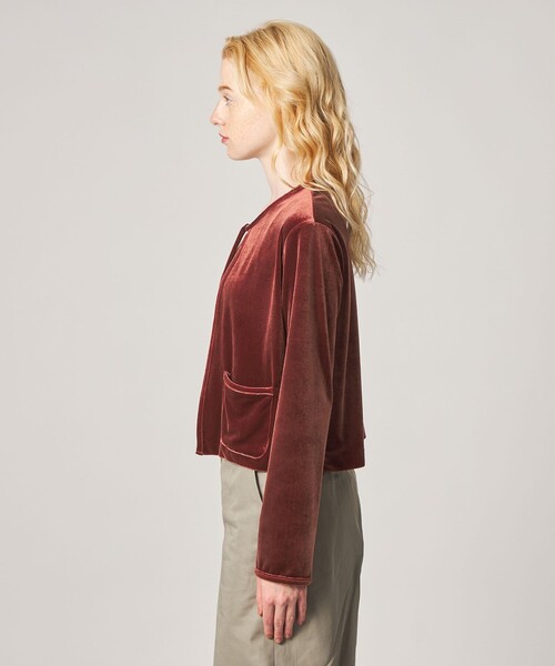 Steven Alan(スティーブンアラン)の「<Steven Alan>ベロア ボレロ カーディガン(カーディガン/ボレロ・レディース・ブラック/オレンジ系その他・FREE)」の17枚目の写真