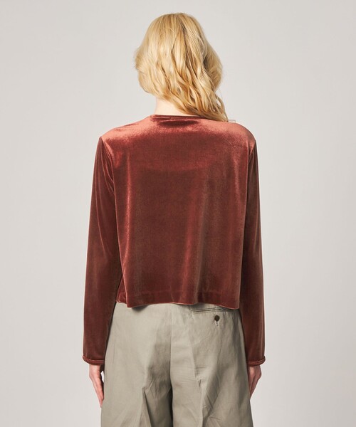 Steven Alan(スティーブンアラン)の「<Steven Alan>ベロア ボレロ カーディガン(カーディガン/ボレロ・レディース・ブラック/オレンジ系その他・FREE)」の16枚目の写真