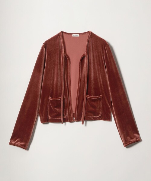 Steven Alan(スティーブンアラン)の「<Steven Alan>ベロア ボレロ カーディガン(カーディガン/ボレロ・レディース・ブラック/オレンジ系その他・FREE)」の15枚目の写真