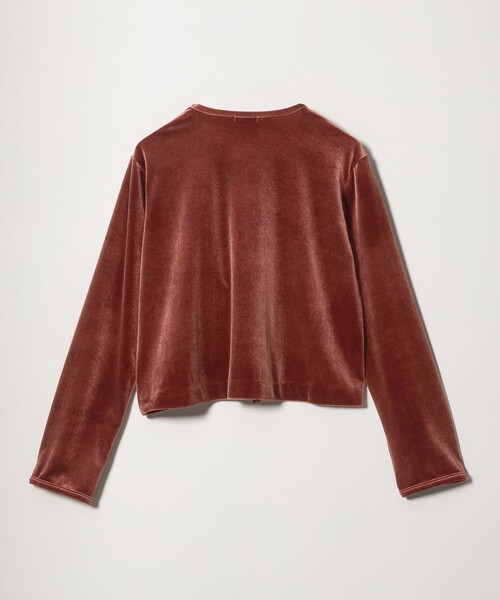 Steven Alan(スティーブンアラン)の「<Steven Alan>ベロア ボレロ カーディガン(カーディガン/ボレロ・レディース・ブラック/オレンジ系その他・FREE)」の14枚目の写真