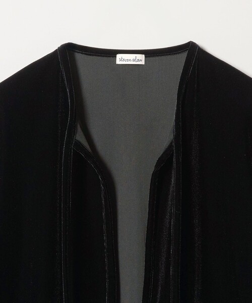 Steven Alan(スティーブンアラン)の「<Steven Alan>ベロア ボレロ カーディガン(カーディガン/ボレロ・レディース・ブラック/オレンジ系その他・FREE)」の6枚目の写真