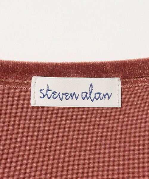 Steven Alan(スティーブンアラン)の「<Steven Alan>ベロア ボレロ カーディガン(カーディガン/ボレロ・レディース・ブラック/オレンジ系その他・FREE)」の3枚目の写真