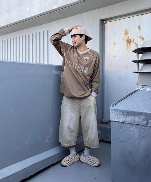 ANOLORCODE（アノローコード）の「デュ カーブド ハーフデニムパンツ (ベージュ)（その他パンツ・レディース・その他・SMALL/MEDIUM/LARGE）」の8枚目の写真