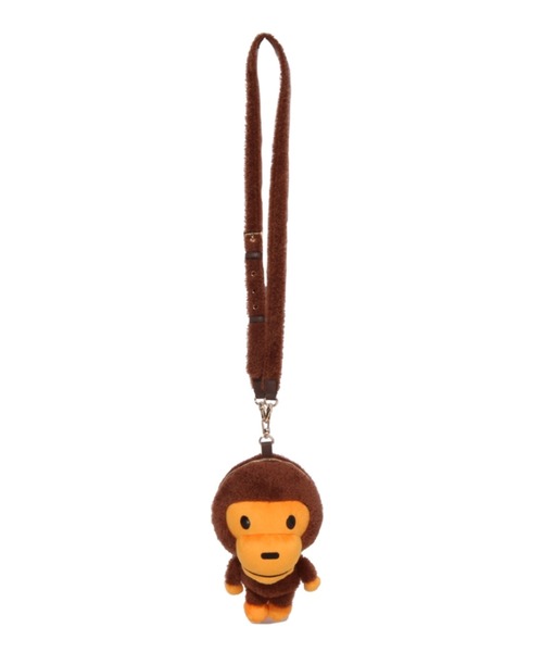A BATHING APE(アベイシングエイプ)の「BABY MILO PLUSH DOLL 2WAY SHOULDER BAG(ショルダーバッグ・メンズ・ブラウン・FREE)」の2枚目の写真