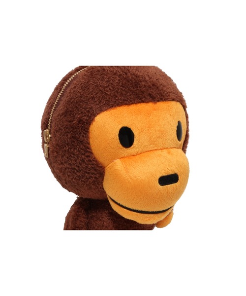 A BATHING APE(アベイシングエイプ)の「BABY MILO PLUSH DOLL 2WAY SHOULDER BAG(ショルダーバッグ・メンズ・ブラウン・FREE)」の4枚目の写真