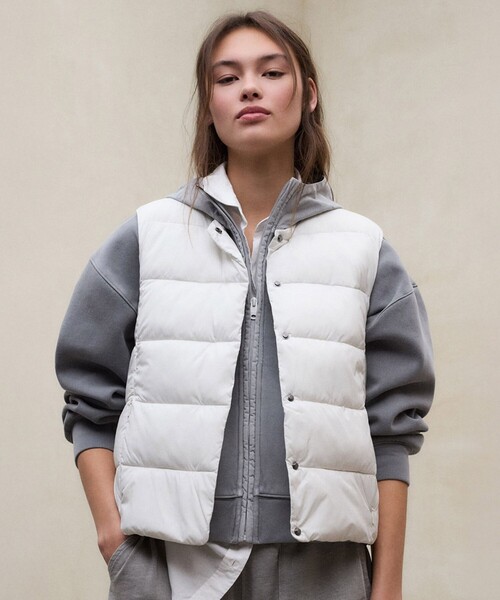 ECOALF(エコアルフ)の「OLIMPO ベスト / OLIMPO VEST WOMAN(その他アウター・レディース・ネイビー/ホワイト系その他/イエロー系その他2・S)」の2枚目の写真
