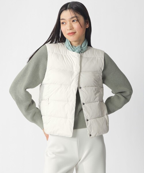 ECOALF(エコアルフ)の「OLIMPO ベスト / OLIMPO VEST WOMAN(その他アウター・レディース・ネイビー/ホワイト系その他/イエロー系その他2・S)」の4枚目の写真