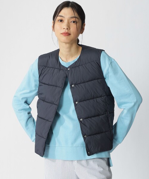 ECOALF(エコアルフ)の「OLIMPO ベスト / OLIMPO VEST WOMAN(その他アウター・レディース・ネイビー/ホワイト系その他/イエロー系その他2・S)」の7枚目の写真