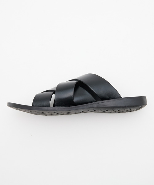MEN'S MELROSE(メンズメルローズ)の「【COBRA69/コブラ69】クロスレザーサンダル(サンダル・メンズ・ブラック/ブラウン・3/4)」の12枚目の写真