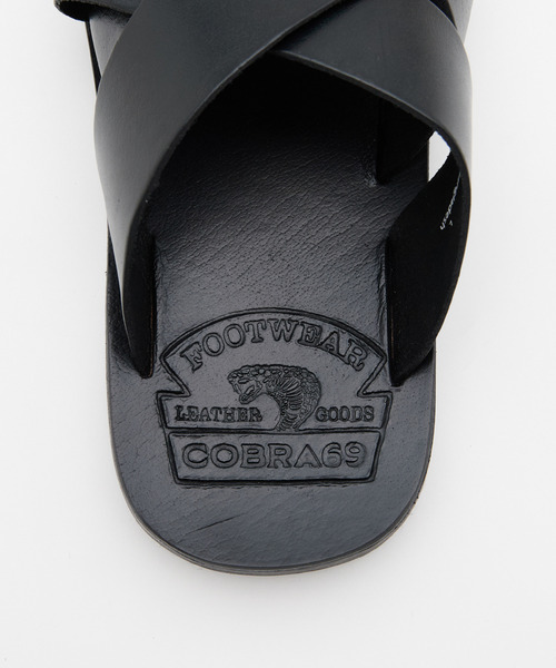 MEN'S MELROSE(メンズメルローズ)の「【COBRA69/コブラ69】クロスレザーサンダル(サンダル・メンズ・ブラック/ブラウン・3/4)」の15枚目の写真