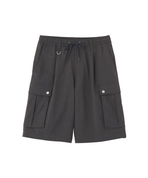 CRAFT STANDARD BOUTIQUE(クラフトスタンダードブティック)の「機能素材ワイドカーゴハーフパンツ(その他パンツ・メンズ・チャコールグレー/ブラック・L/M)」の3枚目の写真