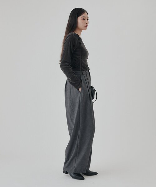 Omekashi(オメカシ)の「【2サイズ展開】バレルスラックス(その他パンツ・レディース・ベージュ/グレー・38/36)」の22枚目の写真