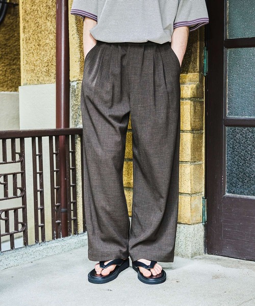 niko and...(ニコアンド)の「リネンライクイージーパンツ(その他パンツ・メンズ・ブラック/ブルー/カーキ/ブラウン・LARGE/MEDIUM)」の1枚目の写真