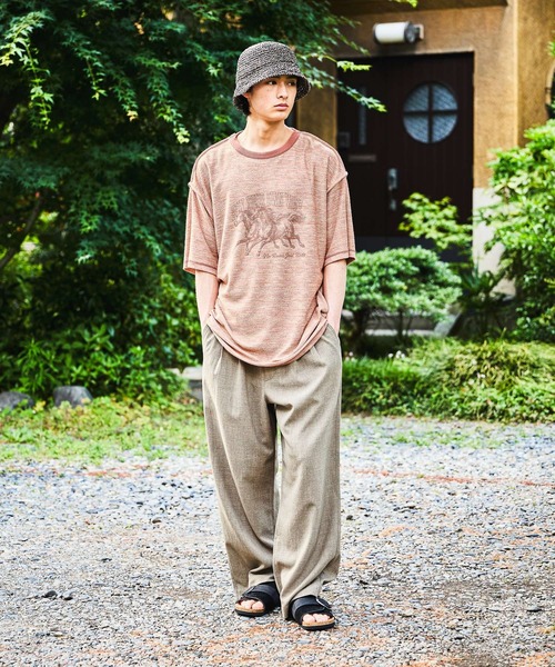 niko and...(ニコアンド)の「リネンライクイージーパンツ(その他パンツ・メンズ・ブラック/ブルー/カーキ/ブラウン・LARGE/MEDIUM)」の3枚目の写真
