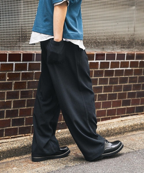 niko and...(ニコアンド)の「リネンライクイージーパンツ(その他パンツ・メンズ・ブラック/ブルー/カーキ/ブラウン・LARGE/MEDIUM)」の2枚目の写真