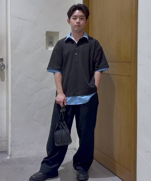 niko and...（ニコアンド）の「リネンライクイージーパンツ（その他パンツ・メンズ・ブラック/ブルー/カーキ/ブラウン・LARGE/MEDIUM）」の5枚目の写真